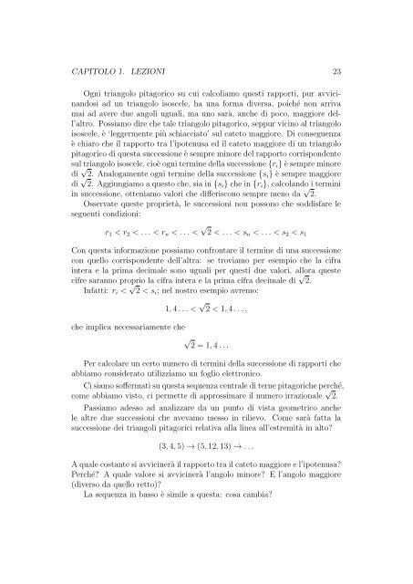 Tesi di Laurea di Valentina Boccini - Dipartimento di Matematica e ...