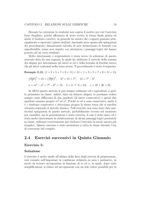 Tesi di Laurea di Valentina Boccini - Dipartimento di Matematica e ...