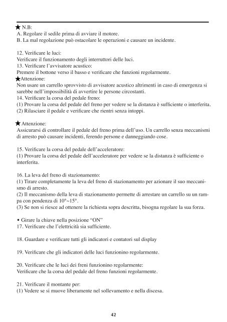 Manuale d'uso e manutenzione serie ACHILLE 15-30 - Falconlift