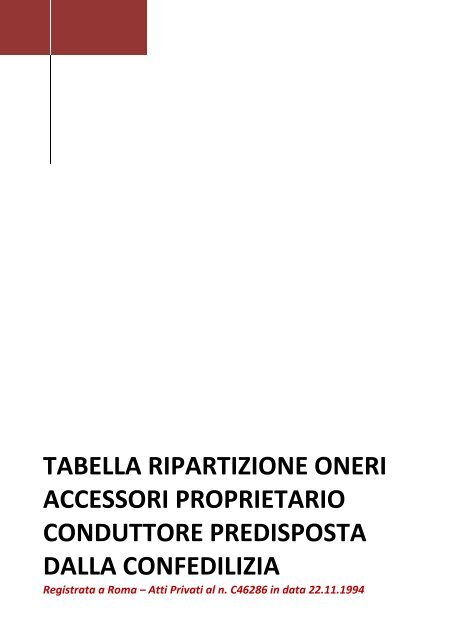 Tabella ripartizione oneri accessori.pdf - Chiesa di Bologna