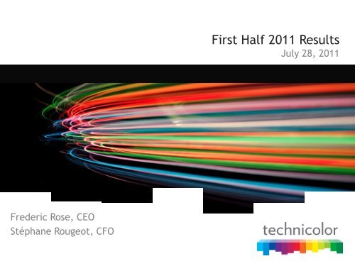 Patent portfolio - Technicolor