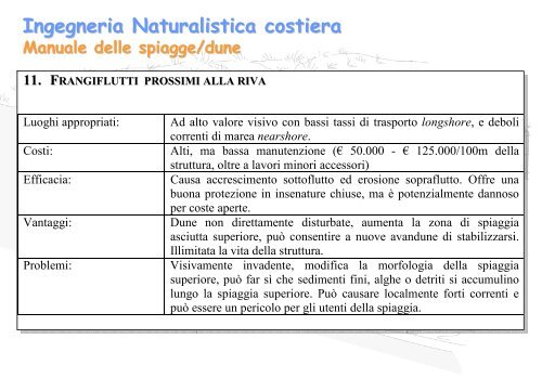 Linee Guida per gli interventi di difesa ambientale delle dune ... - catap