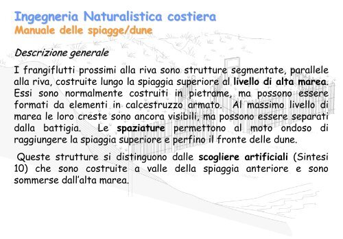 Linee Guida per gli interventi di difesa ambientale delle dune ... - catap