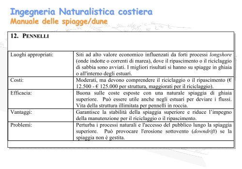 Linee Guida per gli interventi di difesa ambientale delle dune ... - catap