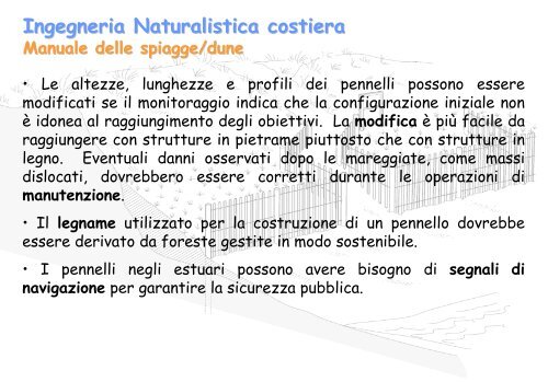 Linee Guida per gli interventi di difesa ambientale delle dune ... - catap