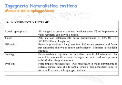 Linee Guida per gli interventi di difesa ambientale delle dune ... - catap