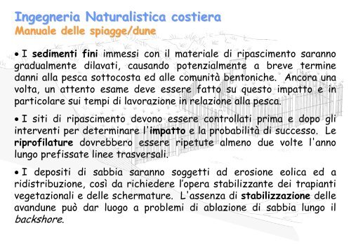 Linee Guida per gli interventi di difesa ambientale delle dune ... - catap