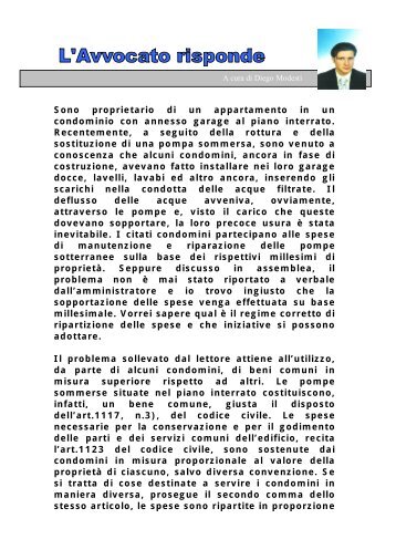 Ripartizioni spese condominiali