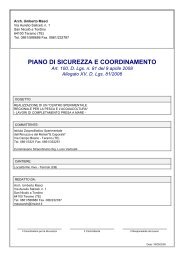 piano sicurezza termoli - Istituto Zooprofilattico Sperimentale dell ...