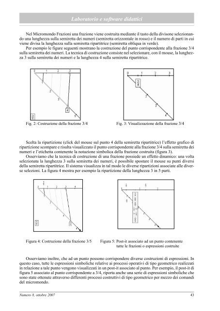 Il laboratorio matematico-scientifico: suggerimenti ed esperienze