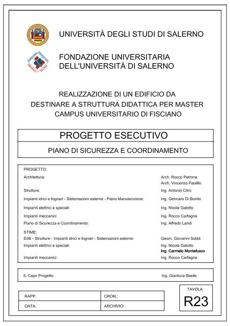 scarica il file - Università degli Studi di Salerno