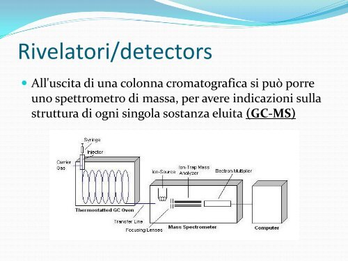 Gascromatografia - Scuola21 - Fermi