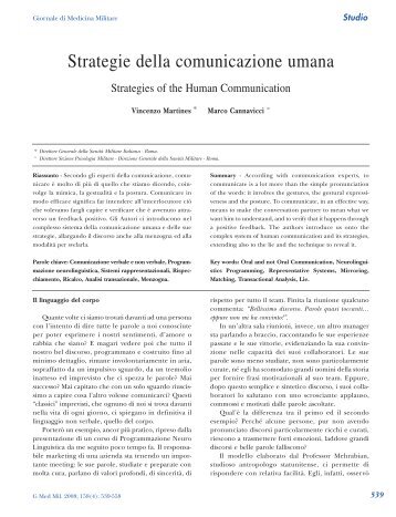 Strategie della comunicazione umana - Marco Cannavicci
