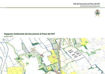 Rapporto Ambientale del Documento di Piano del PGT