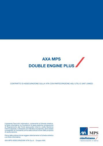 DOUBLE ENGINE PLUS:. - AXA MPS