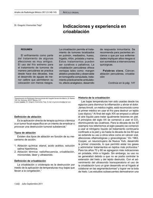 cryablation para el cáncer de próstata localizado