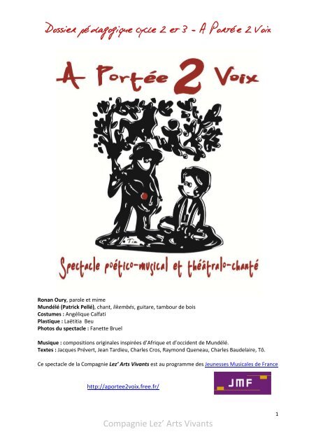 Dossier Pedagogique A Portee 2 Voix Free