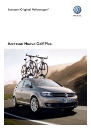 Accessori Nuova Golf Plus. - Volkswagen