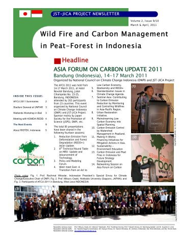 Wild Fire and Carbon Management in Peat-Forest in Indonesia