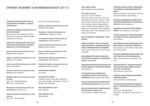 Vuosikertomus 2011-2012 - Tapiolan lukio