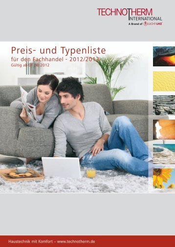 Preis- und Typenliste - Technotherm