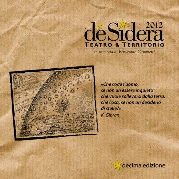 Programma deSidera 2012 - Comune di Mornico al Serio