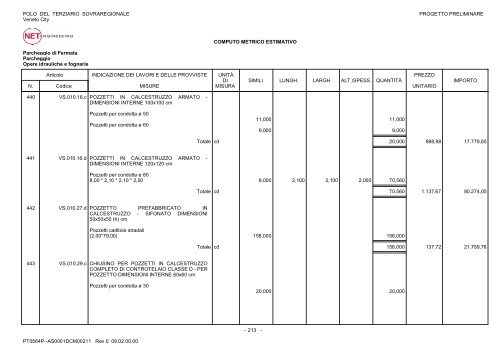 Computo Metrico Estimativo - CAT