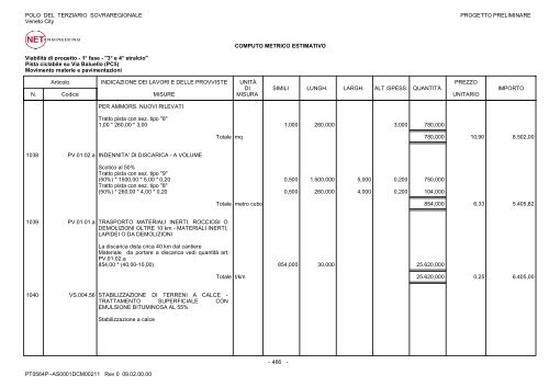 Computo Metrico Estimativo - CAT