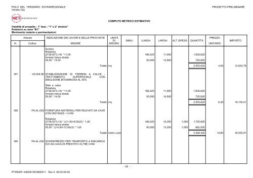 Computo Metrico Estimativo - CAT