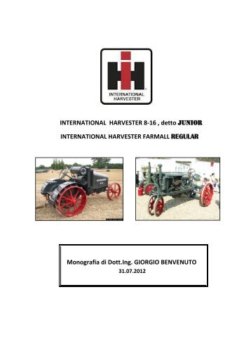 international junior & international farmall regular