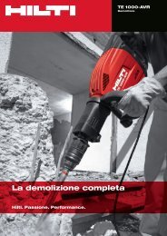 TE 1000-AVR Leaflet.qxd - Hilti Italia S.p.A.