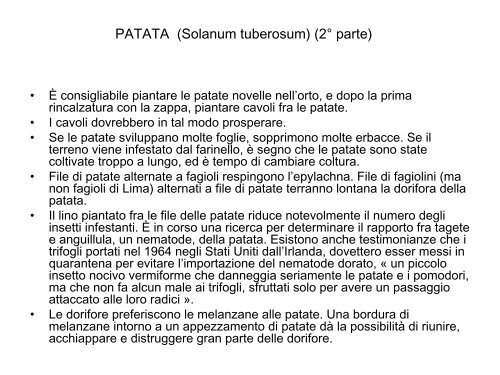 Rotazioni e consociazioni, l'avvicendamento delle colture - Area ...