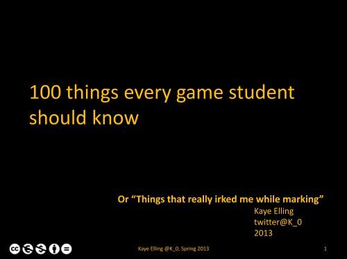 100-things-every-game-student-should-know