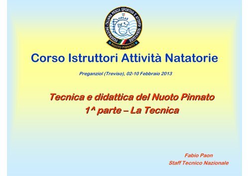 La Tecnica - Nuoto Pinnato Tarvisium