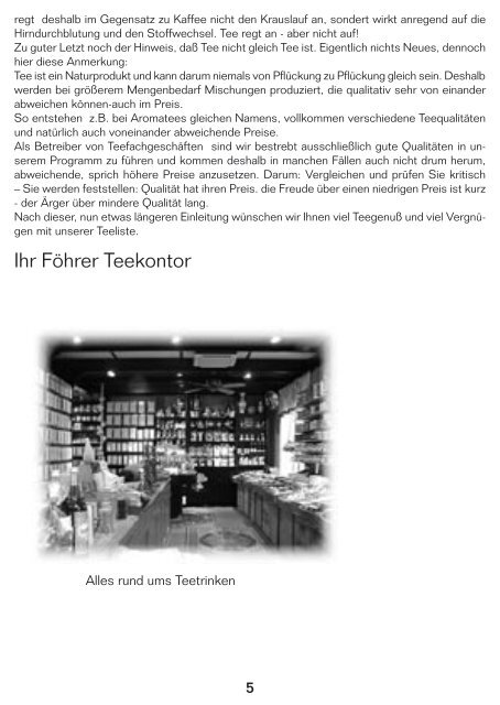 Teeliste 1-2012 25.04..indd - Föhrer Teekontor