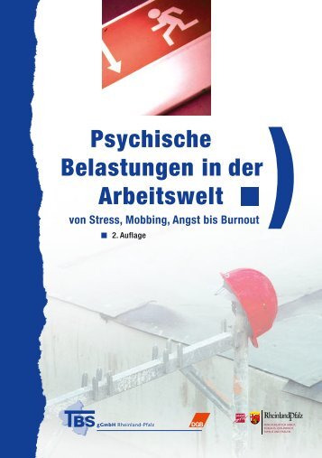 Psychische Belastungen in der Arbeitswelt - TBS Rheinland-Pfalz
