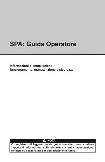 Operator's Guide.pdf - Garden Leisure Spas