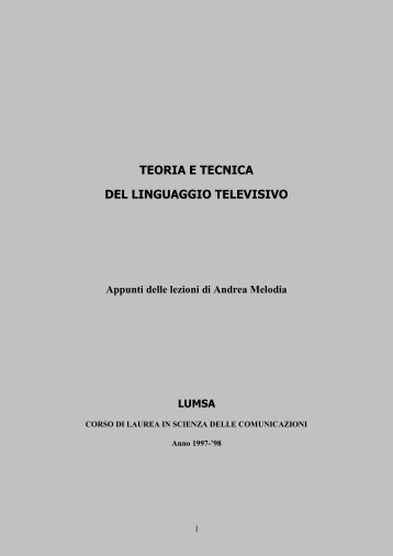 Teoria e tecnica_libro.pdf - Lumsa