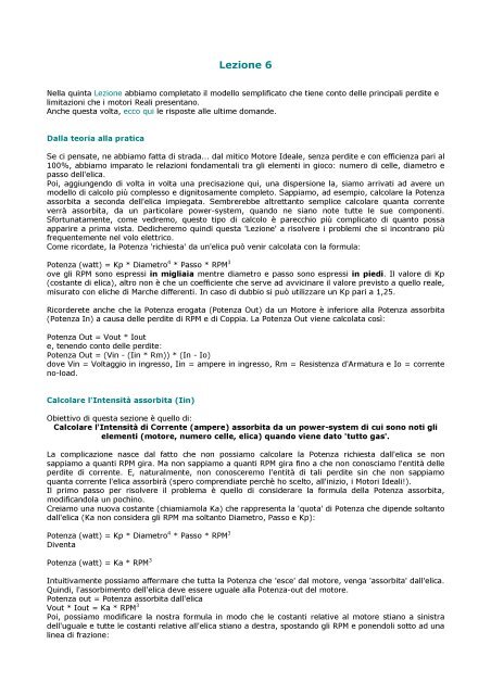 Lezioni - Motori elettrici aeromodelli.pdf - BaroneRosso.it