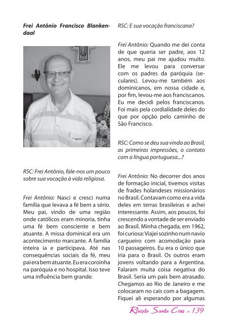 Revista Santa Cruz Ano 74 - 2010 - outubro/dezembro