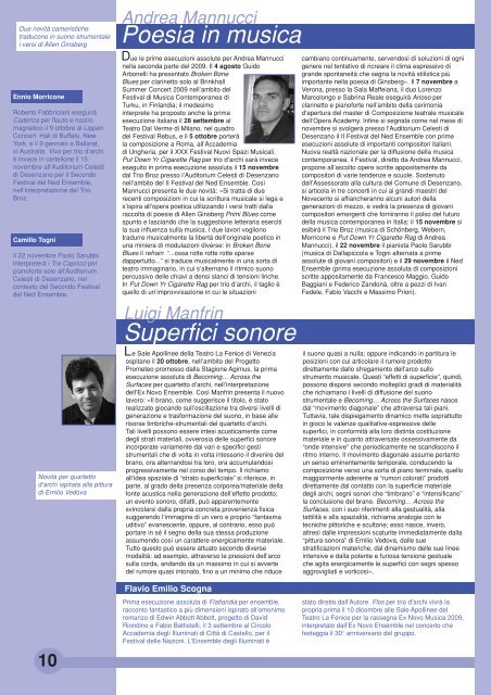 ESZ NEWS n. 50_ottobre 2009.pdf - Edizioni Suvini Zerboni