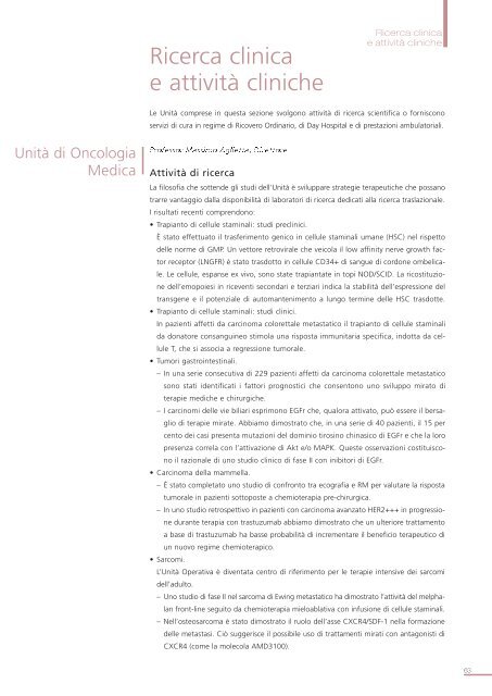 rapporto sulle attività - FPRC - Fondazione Piemontese per la ...