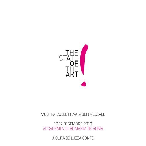 2010.12 catalogo_The State of the Art [ PDF ] - Andrea Pacanowski