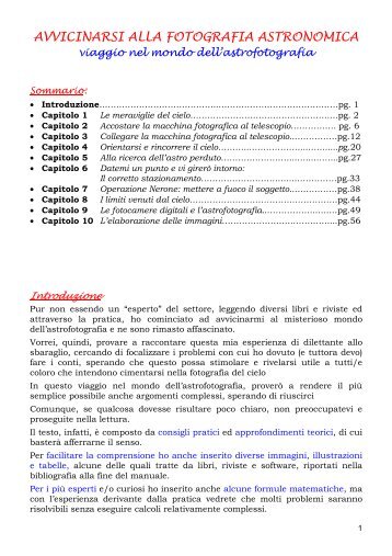 avvicinarsi alla fotografia astronomica - Telescope Doctor