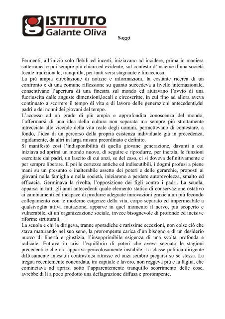 Salerno: il 1968 e gli anni Settanta, origini e storia di una ... - Hop Frog