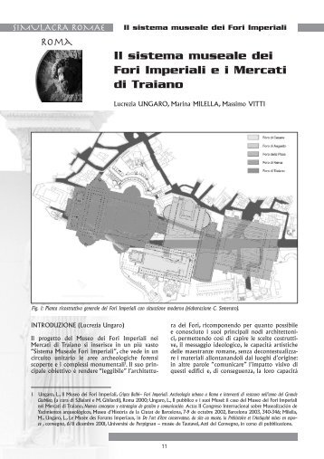Il sistema museale dei Fori Imperiali e i Mercati di Traiano