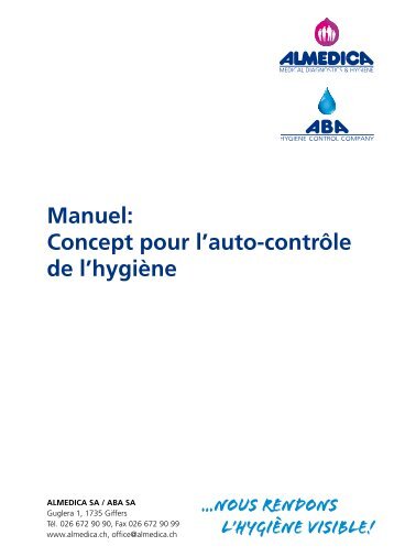 Manuel: Concept pour l'auto-contrôle de l'hygiène - Almedica