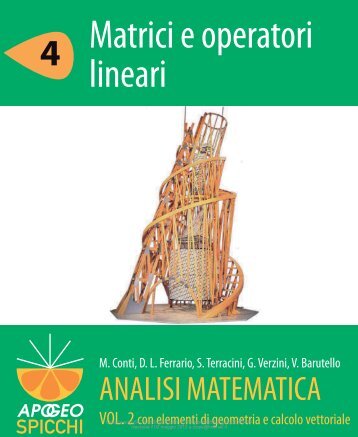 Analisi matematica II.4 Matrici e operatori lineari