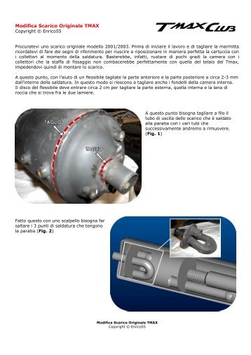 Modifica Scarico Originale TMAX - Tmax Club