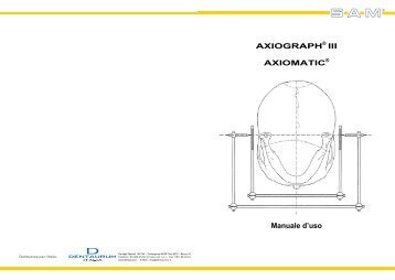 AXIOGRAPH III AXIOMATIC Manuale d'uso - Dentaurum Italia